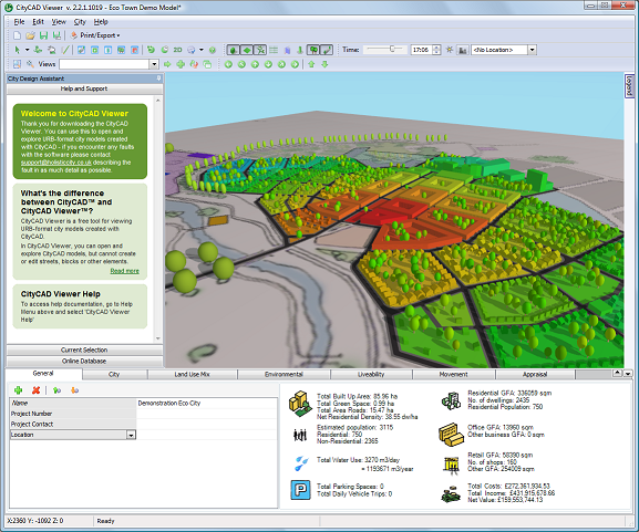 Updated Free CityCAD Viewer released